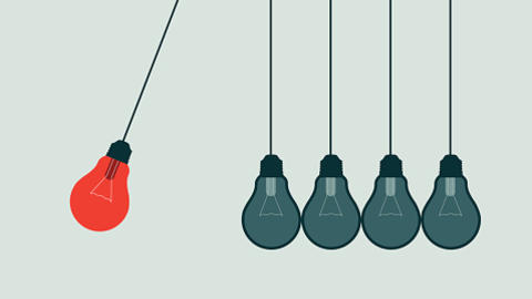 Light bulb pendulum