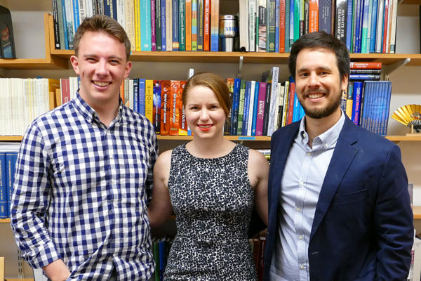 Karl Aspelund, Shauna Theel, and Andreas Westgaard